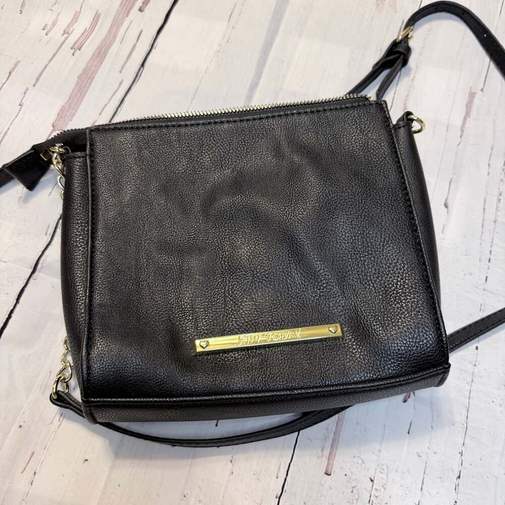 Betsey Johnson Black Bow Crossbody y2k designer evening party bag - Picture 5 of 7